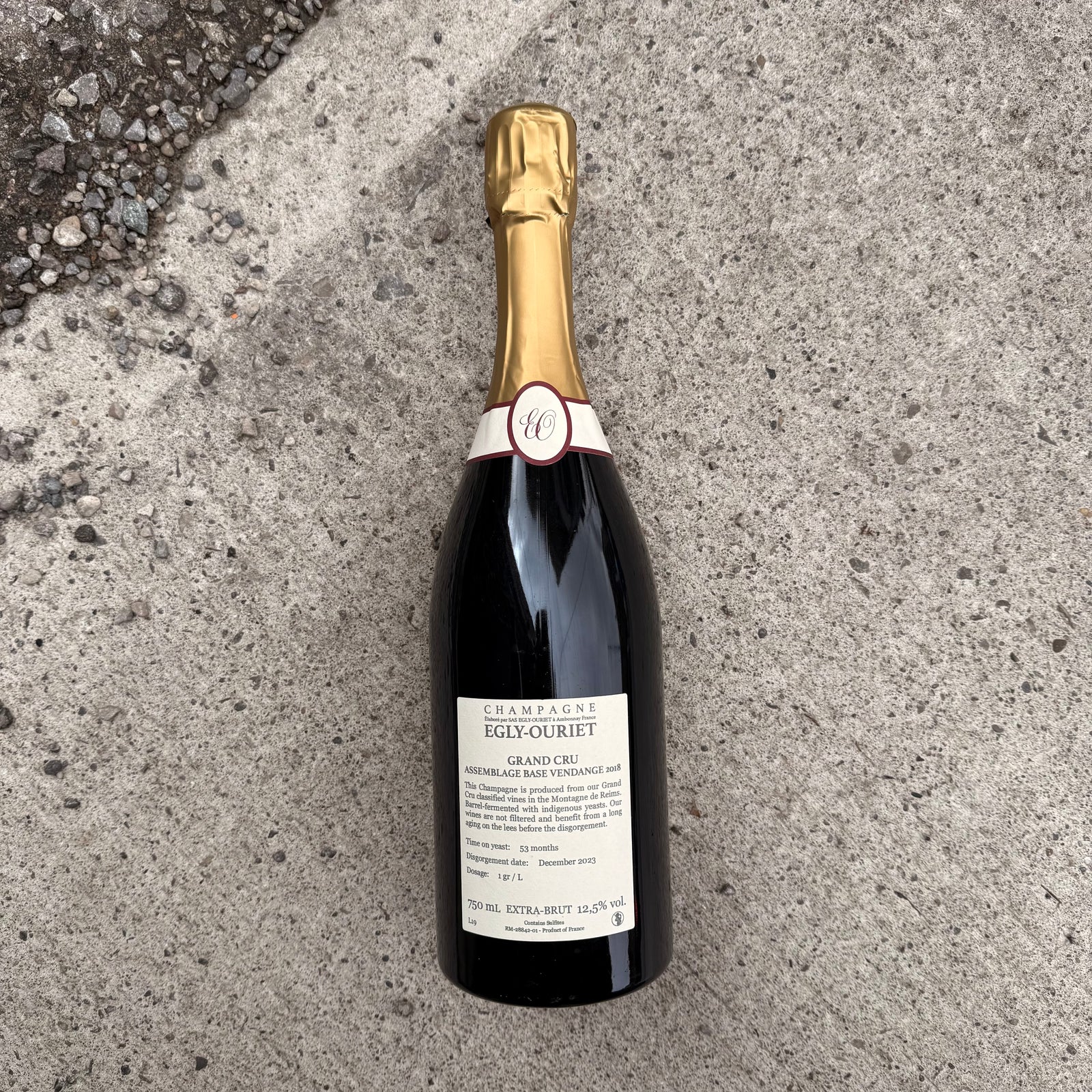 Champagne Egly-Ouriet Grand Cru Extra Brut NV – LOOPLINE | bottle