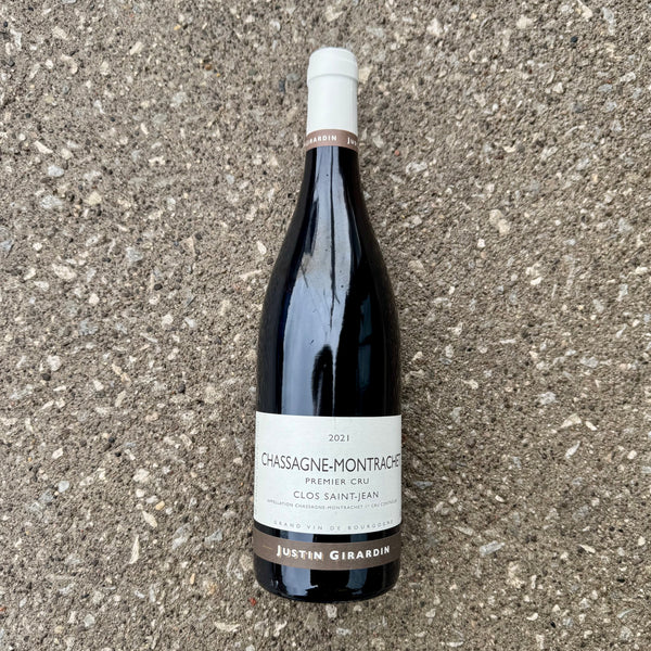 Justin Girardin Chassagne- Montrachet Premier Cru Clos Saint- Jean 2021