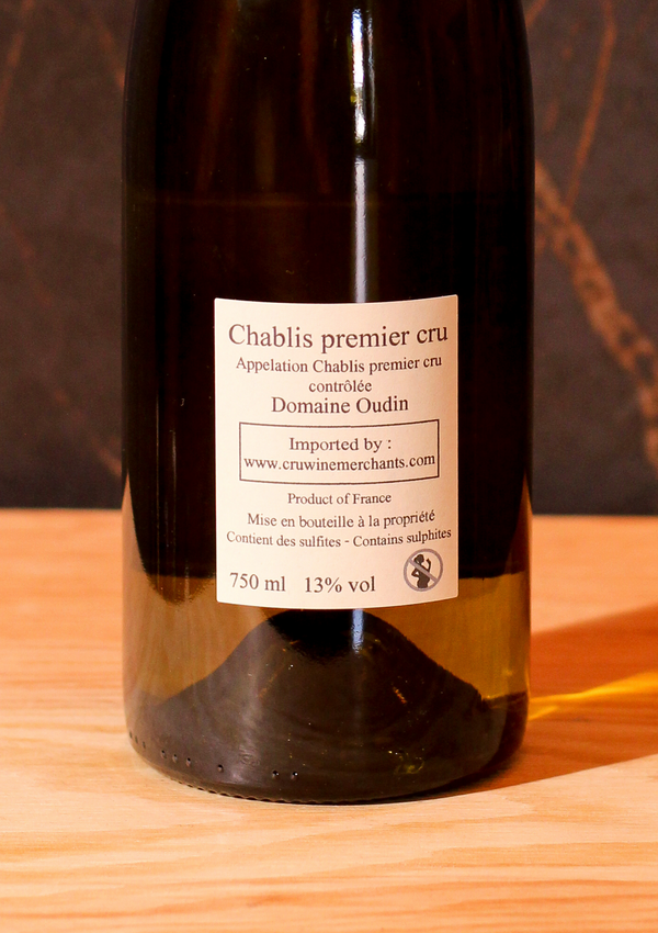 Domaine Oudin Vaugiraut Chablis Premier Cru 2018