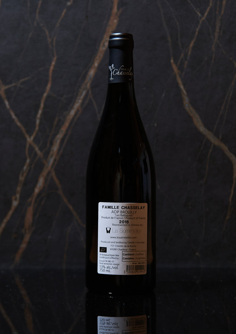 Domaine Chasselay Brouilly Les Balloquettes 2018