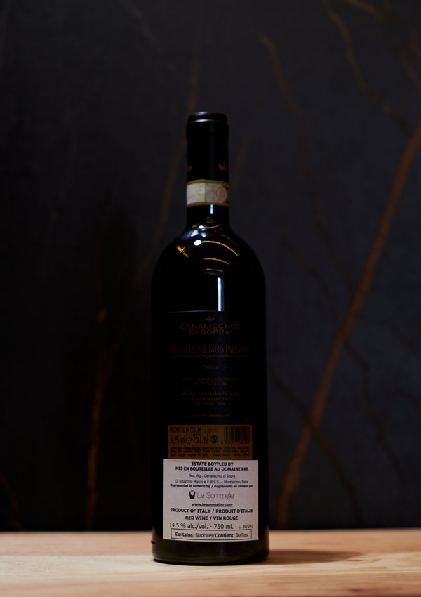 Canolicchio di Sopra Brunello di Montalcino 2016