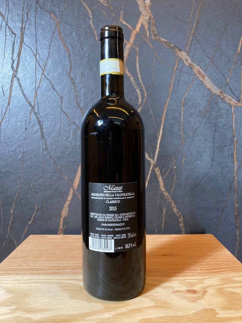 Mazzi Amarone della Valpolicella Classico Castel 2015